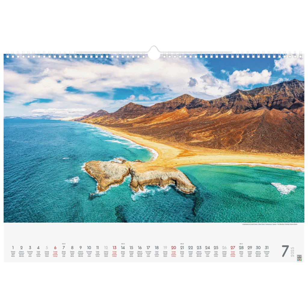 Bildkalender '25 „Wunderwerke der Natur“ | 490×340 mm