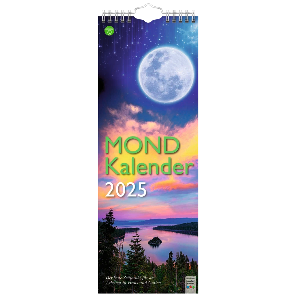 Bildkalender '25 „Mond“ | 155×428 mm