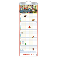 Bildkalender '25 „Familienplaner“ | 155×428 mm