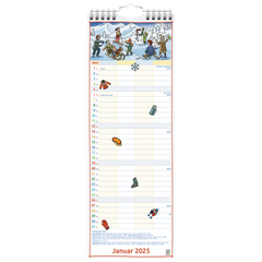 Bildkalender '25 „Familienplaner“ | 155×428 mm