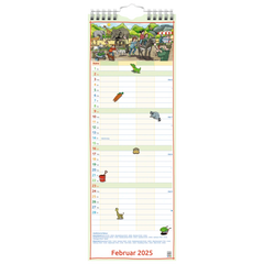 Bildkalender '25 „Familienplaner“ | 155×428 mm