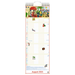 Bildkalender '25 „Familienplaner“ | 155×428 mm