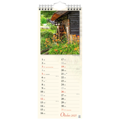 Bildkalender '25 „Verborgene Idylle“ | 155×385 mm