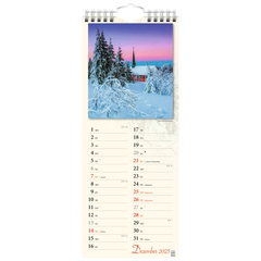 Bildkalender '25 „Verborgene Idylle“ | 155×385 mm