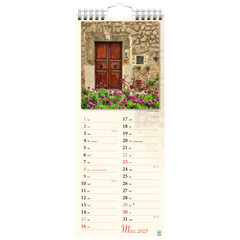 Bildkalender '25 „Verborgene Idylle“ | 155×385 mm