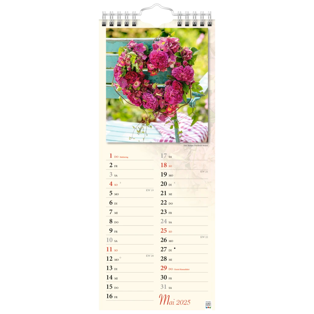 Bildkalender '25 „Verborgene Idylle“ | 155×385 mm