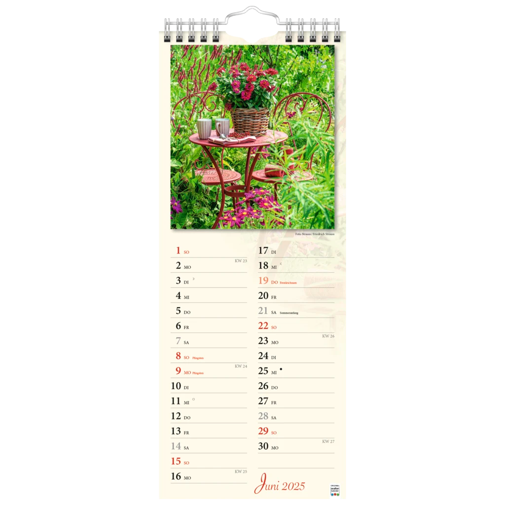 Bildkalender '25 „Verborgene Idylle“ | 155×385 mm