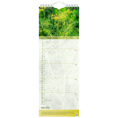 Bildkalender '25 „Erlebnsiwelt der Düfte“ | 155×428 mm