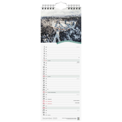 Bildkalender '25 „Rad- und Wanderwege“ | 155×428 mm