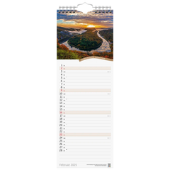 Bildkalender '25 „Rad- und Wanderwege“ | 155×428 mm