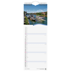 Bildkalender '25 „Rad- und Wanderwege“ | 155×428 mm