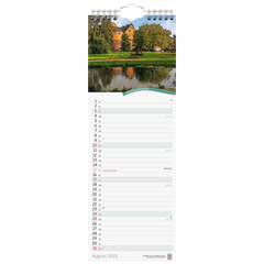 Bildkalender '25 „Rad- und Wanderwege“ | 155×428 mm