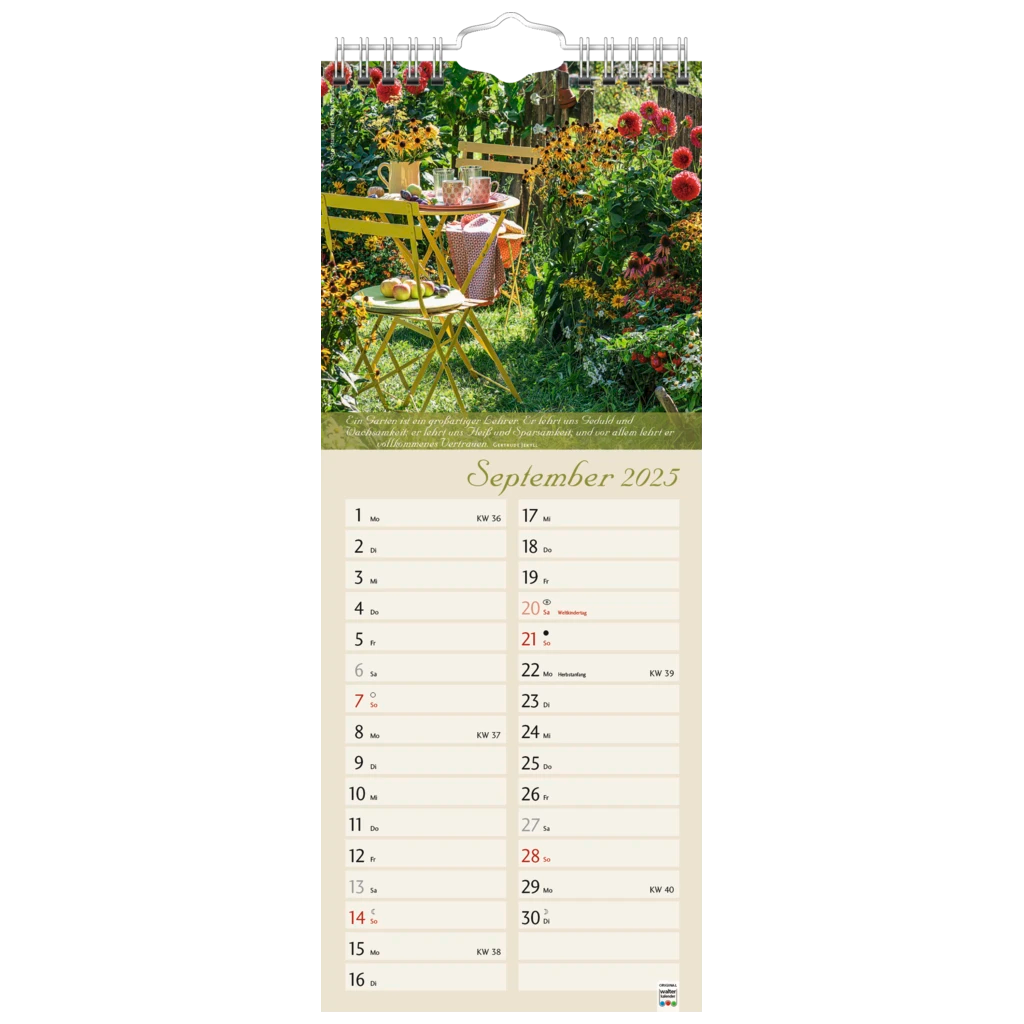 Bildkalender '25 „Landleben“ | 155×385 mm