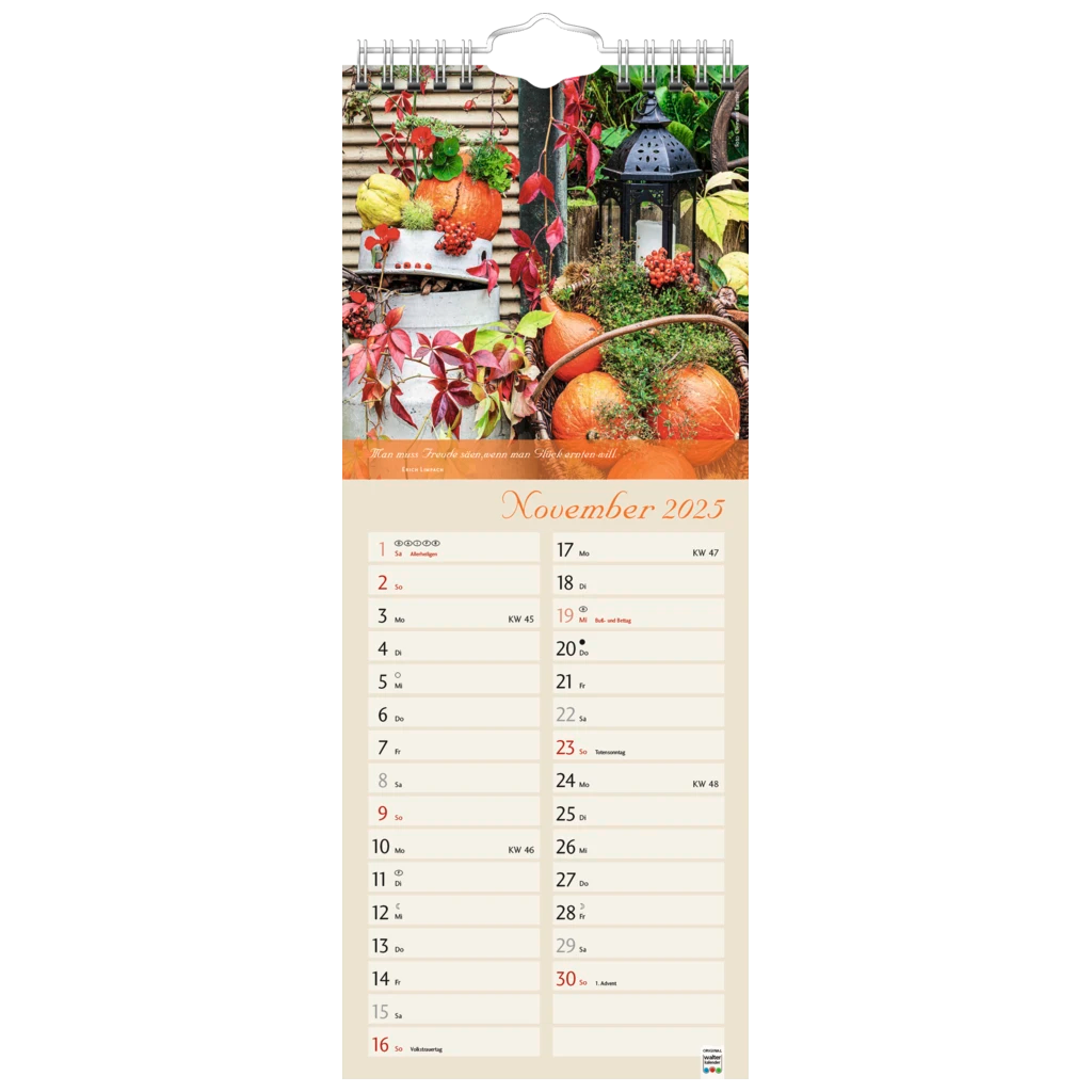 Bildkalender '25 „Landleben“ | 155×385 mm