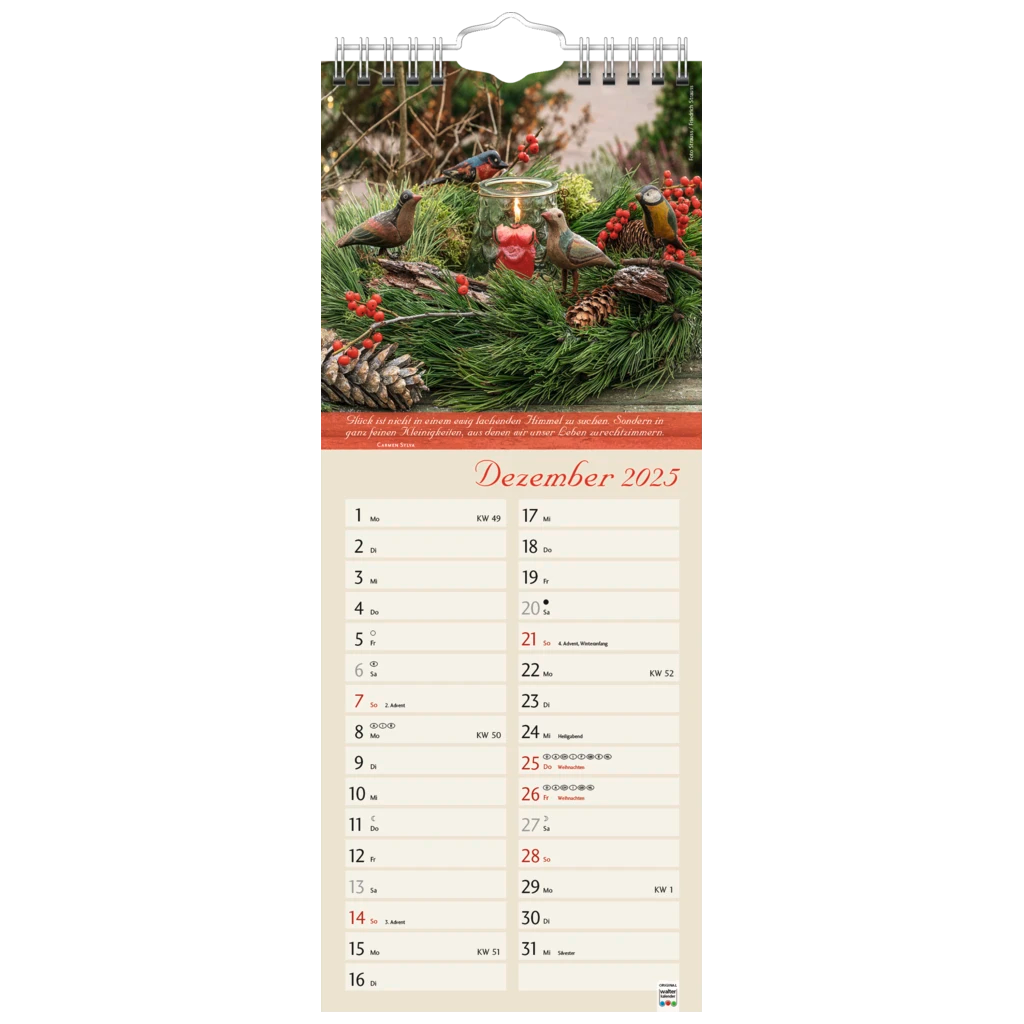 Bildkalender '25 „Landleben“ | 155×385 mm