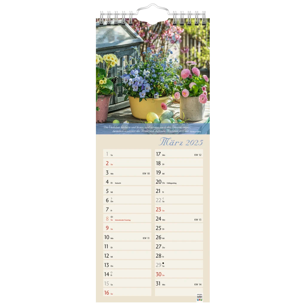 Bildkalender '25 „Landleben“ | 155×385 mm