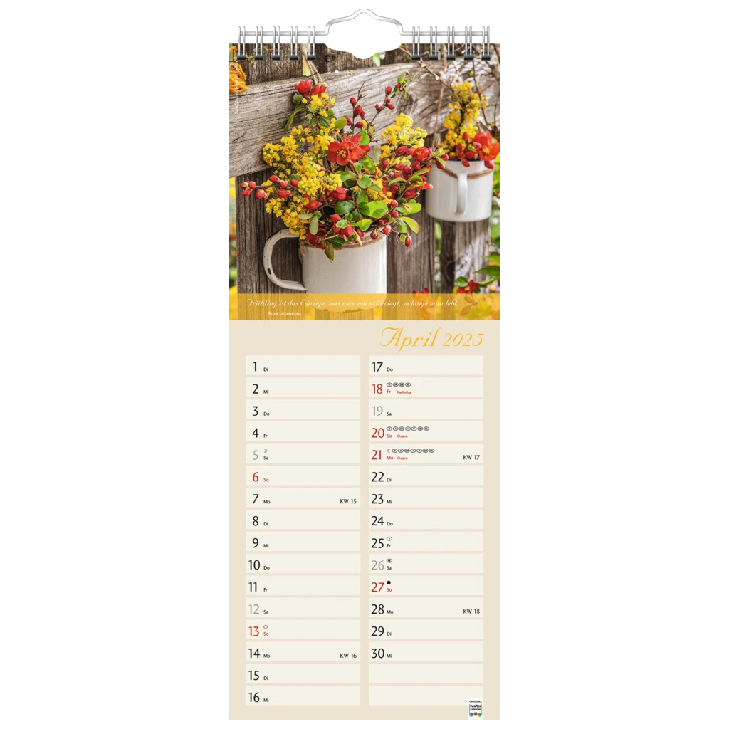 Bildkalender '25 „Landleben“ | 155×385 mm