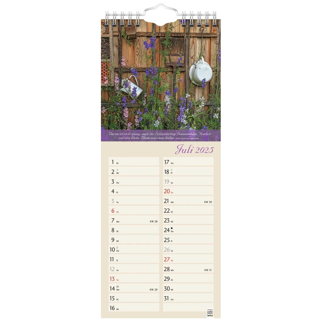 Bildkalender '25 „Landleben“ | 155×385 mm