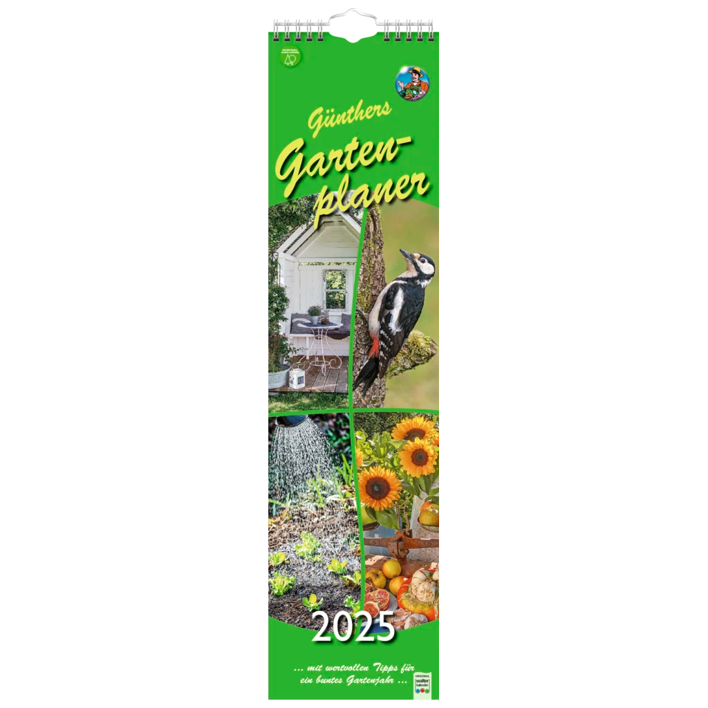 Bildkalender '25 „Günthers Gartenplaner“ | 120×470 mm