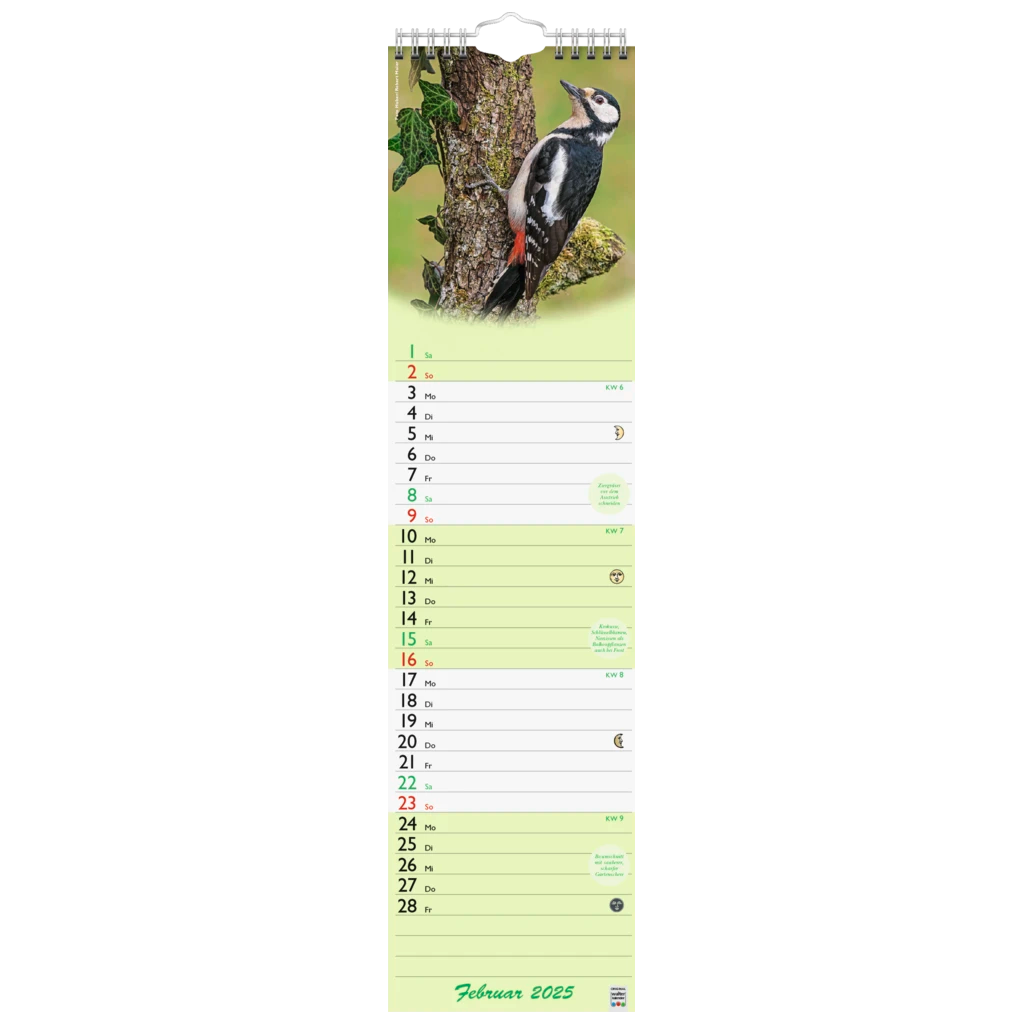 Bildkalender '25 „Günthers Gartenplaner“ | 120×470 mm