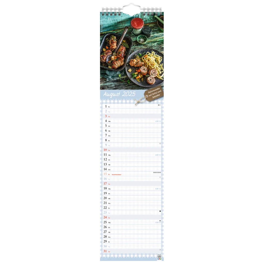 Bildkalender '25 „Meine Landküche“ | 120×470 mm