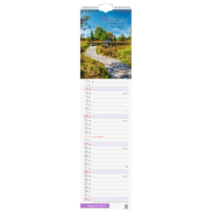 Bildkalender '25 „Wege mit Weitblick“ | 120×470 mm