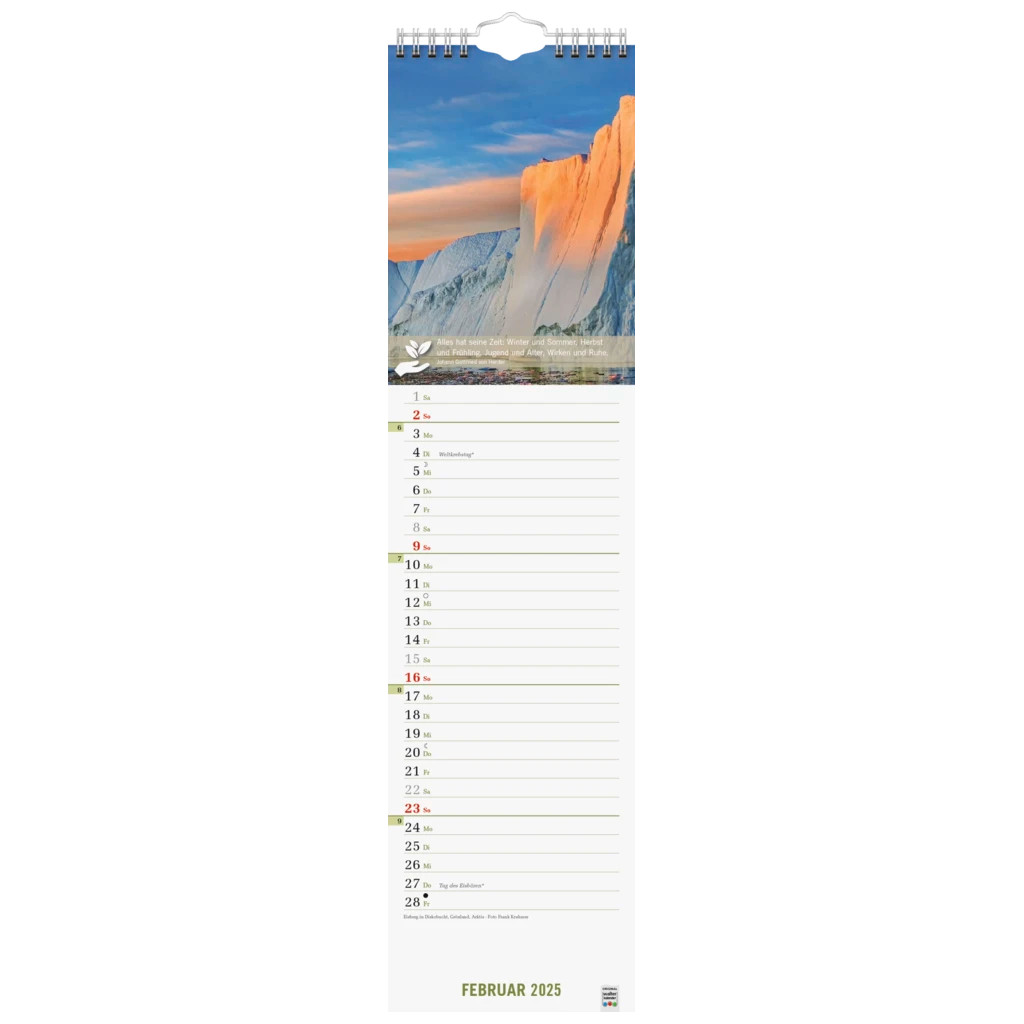 Bildkalender '25 „Good Life“ | 120×470 mm