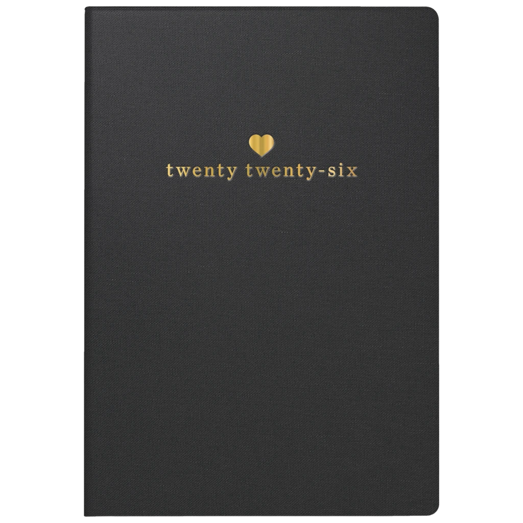Taschenkalender Mod. partner/Industrie I 2026 „Heart“ | A7, Textil