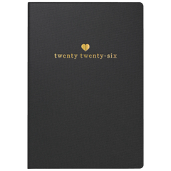 Taschenkalender Mod. partner/Industrie I 2026 „Heart“ | A7, Textil