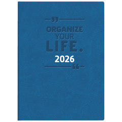 Taschenkalender Mod. partner/Industrie I 2026 „Organize“ | A7, Kunstleder