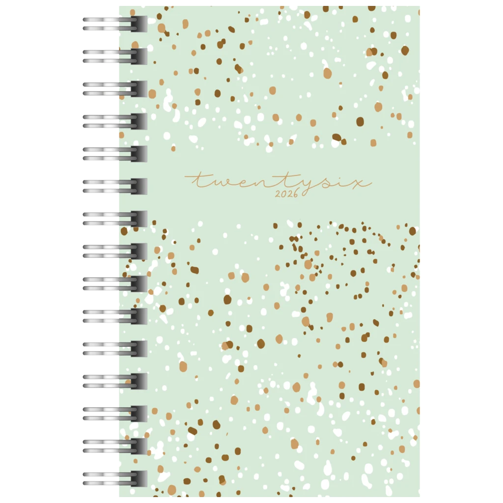 Taschenkalender Mod. Timing 3 2026 „Confetti“ | A7, Kunststoff