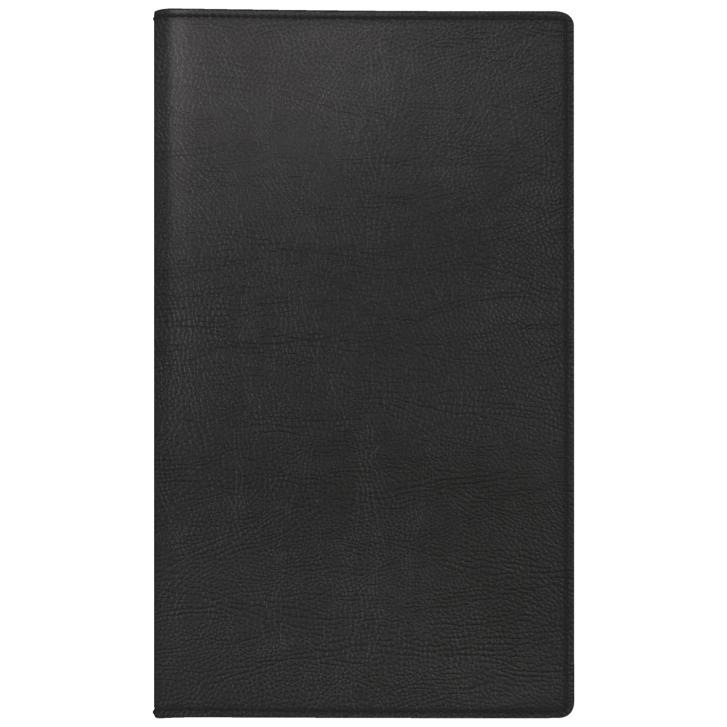 Taschenkalender Mod. TM 15 2026 | A6, Kunstleder, schwarz