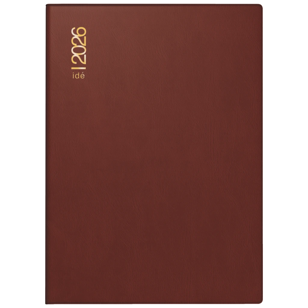 Taschenkalender Mod. perfect/Technik I 2026 | A6, Kunststoff, bordeaux