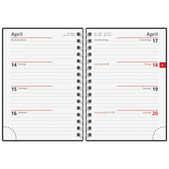 Taschenkalender Mod. perfect/Technik I 2027 | A6, Kunststoff, anthrazit