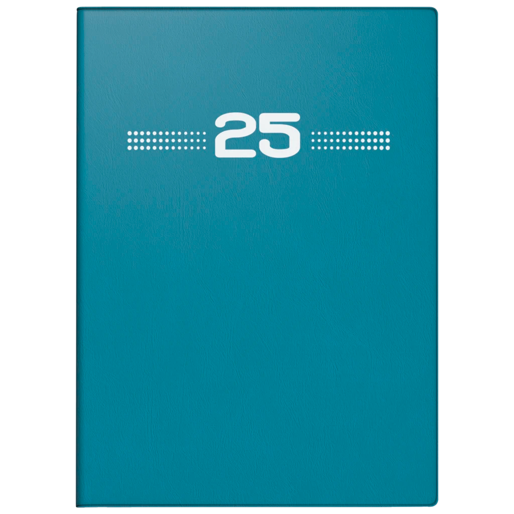 Taschenkalender Mod. perfect/Technik I '25 | A6, Kunststoff, petrol