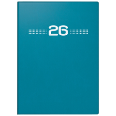 Taschenkalender Mod. perfect/Technik I 2026 | A6, Kunststoff, petrol