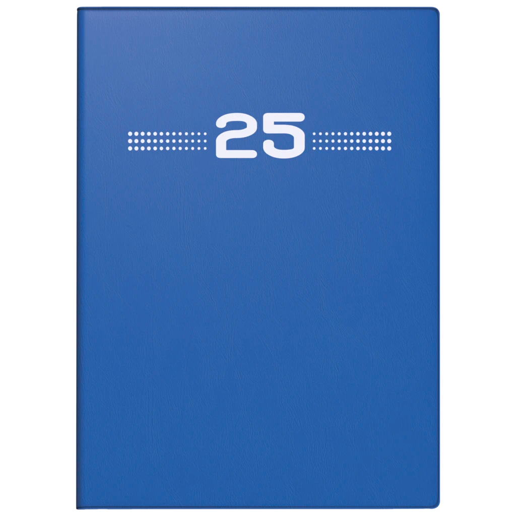 Taschenkalender Mod. perfect/Technik I '25 | A6, Kunststoff, blau