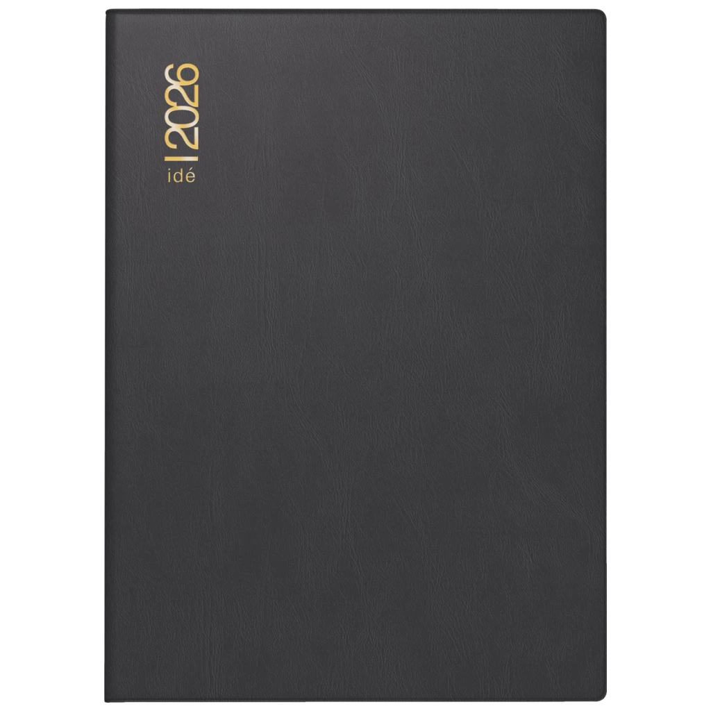 Taschenkalender Mod. perfect/Technik I 2026 | A6, Kunststoff, schwarz