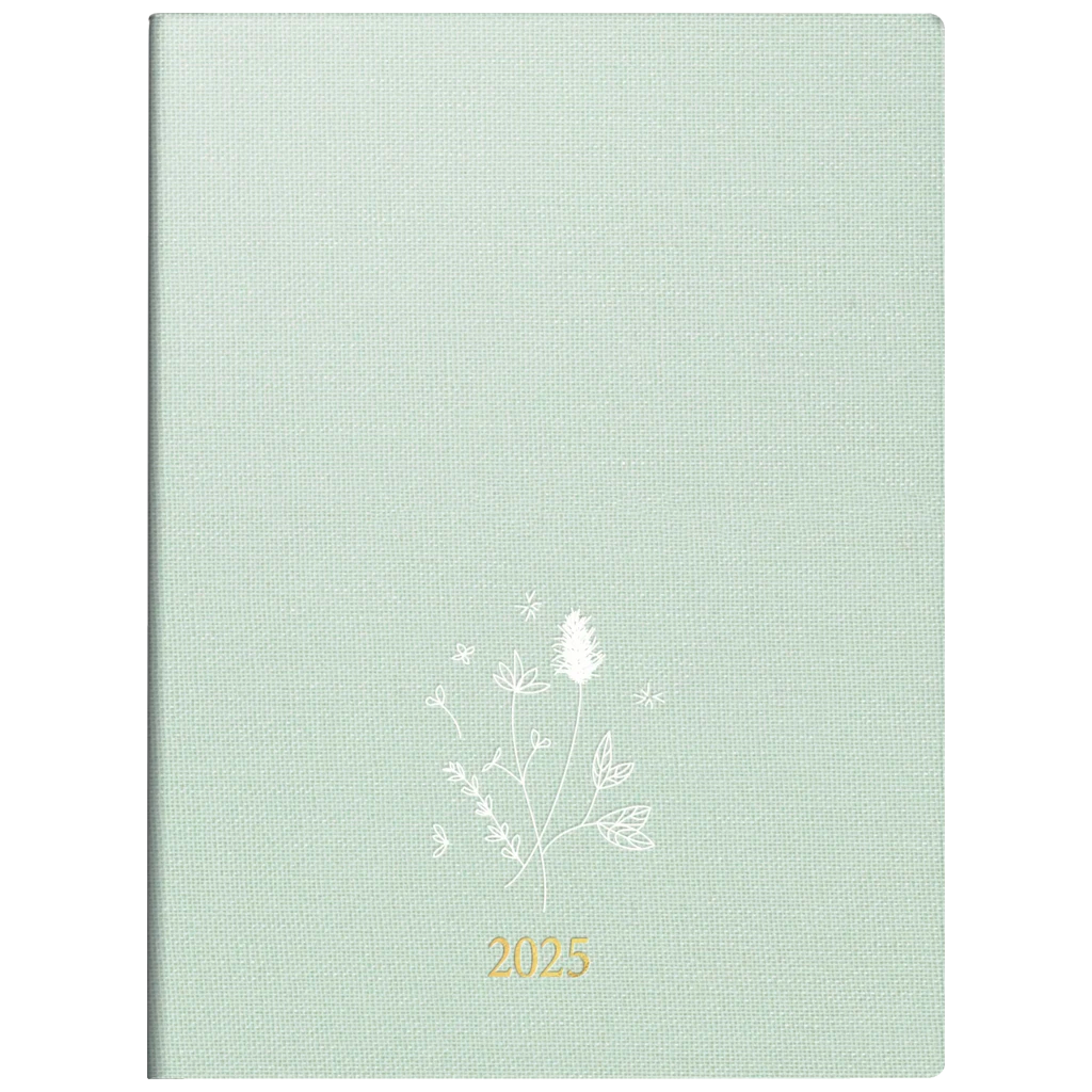 Taschenkalender Young Line Mini '25 „Wild Flowers“ | A6, Textil