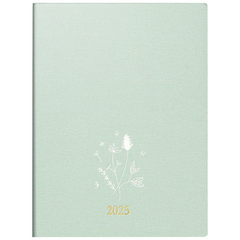 Taschenkalender Young Line Mini '25 „Wild Flowers“ | A6, Textil