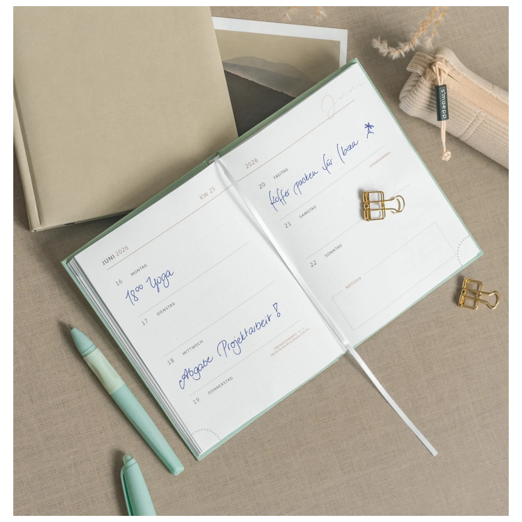 Taschenkalender Premium Young Line Mini 2026 „Universe“ | A6, Papier