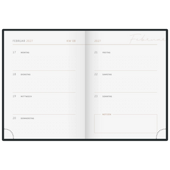 Taschenkalender Premium Young Line Mini 2027 „Moon“ | A6, Papier