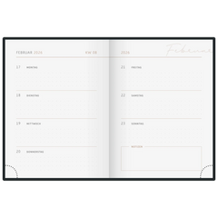 Taschenkalender Premium Young Line Mini 2026 „Heart“ | A6, Papier