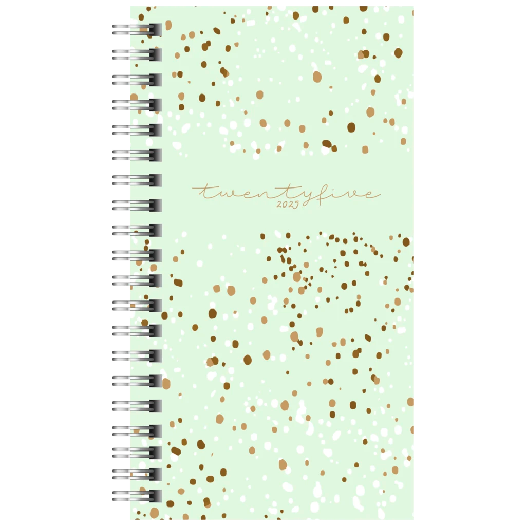 Taschenkalender Mod. Timing 2 '25 „Confetti“ | A6, Kunststoff