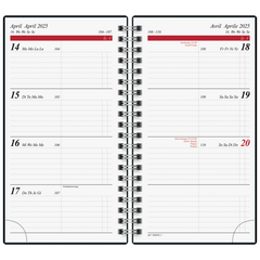 Taschenkalender Mod. Timing 2 '25 | A6, Karton, goldfarben