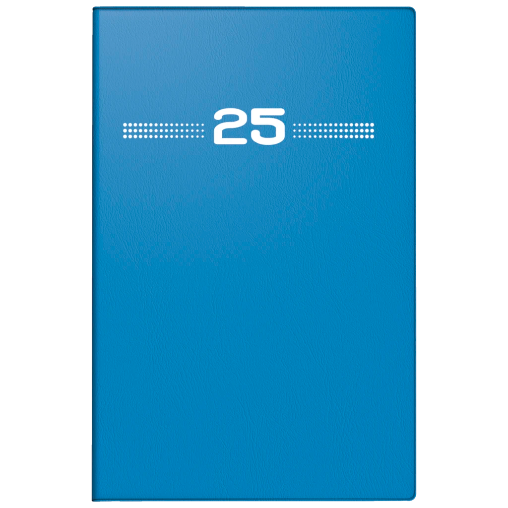 Taschenkalender Mod. partner/Industrie I '25 | A7, Kunststoff, blau