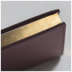 Taschenkalender Mod. partner/Industrie I 2026 | A7, Leder, dunkelrot