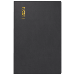 Taschenkalender Mod. Industrie II 2026 | A7, Kunststoff, schwarz
