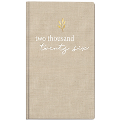 Taschenkalender Mod. Taschenplaner int. 2026 „Icecoffee“ | A6, Textil