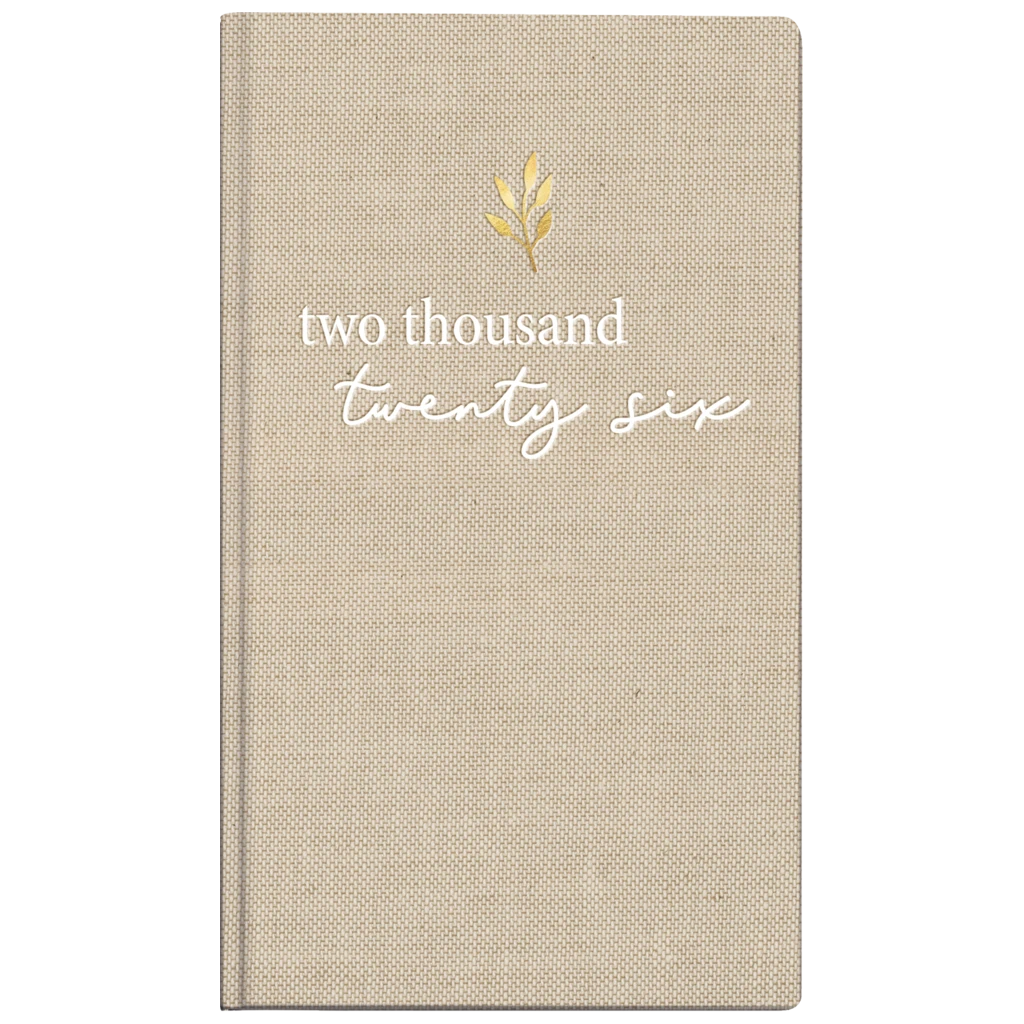 Taschenkalender Mod. Taschenplaner int. 2026 „Icecoffee“ | A6, Textil